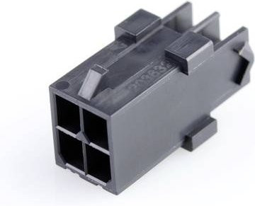 Molex Buchsengehäuse-Kabel 4-polig in Schwarz - Bild 1