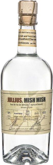 Jullius Mish Apricot Eau de Vie, Israel, 50% Vol., 0,5 l - Bild 1