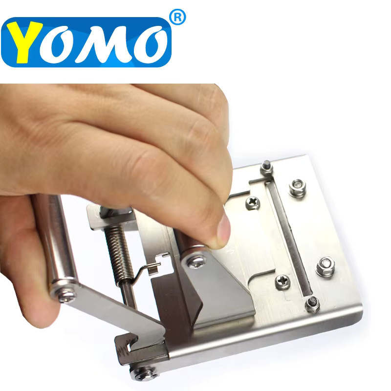 YOMO Kantenanleimschneider mit Trimmer-Set für Holz und PVC, manuelles Werkzeugset für 1 mm, 2 mm und 3 mm Kantenband - Bild 3