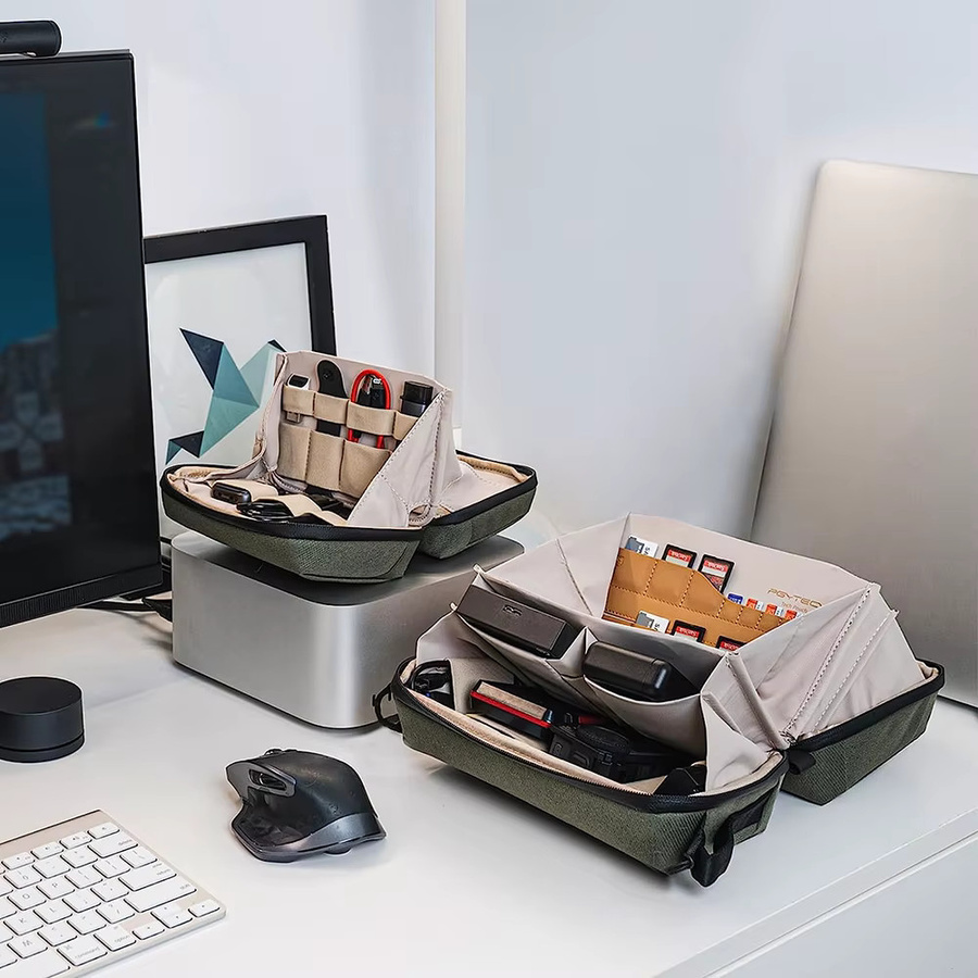 PGYTECH Tech Pouch Organizer Bag Wasserdichte Elektronik-Tasche für Kabel und Zubehör in Schwarz - Bild 2