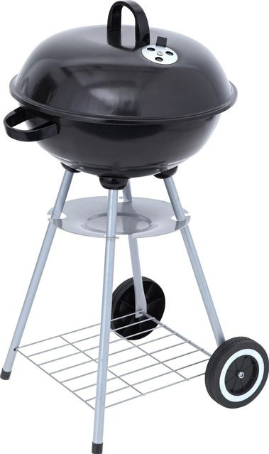 Tepro Holzkohle-Kugelgrill Key West in Schwarz-Silber mit einem Durchmesser von 41,5 cm - Bild 1