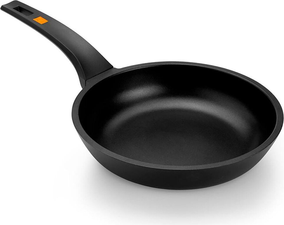 BRA Efficient Aluminium-Guss Pfanne Schwarz Orange B: 27,9 cm, H: 18,6 cm, T: 26 cm - Bild 1
