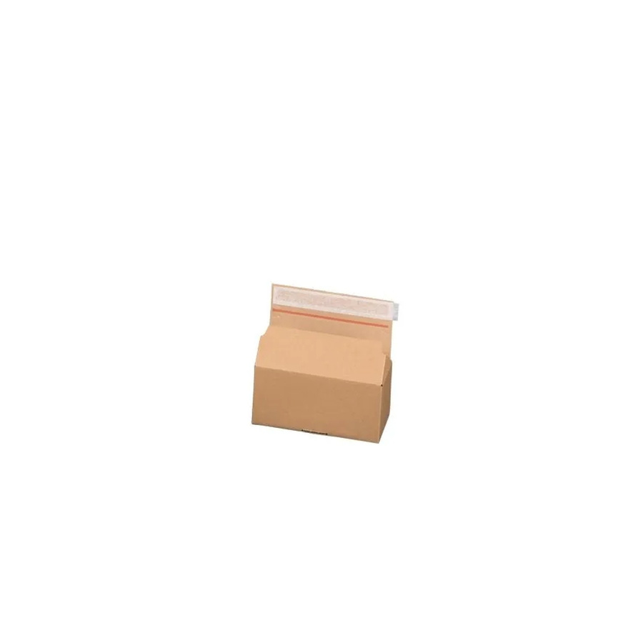 PROREGAL 40er Set Automatikbodenkarton aus Wellpappe mit Selbstklebeverschluss und Aufreißfaden, Braun, B/T/H: 19,5 x 9,5 x 9,0 cm - Bild 2