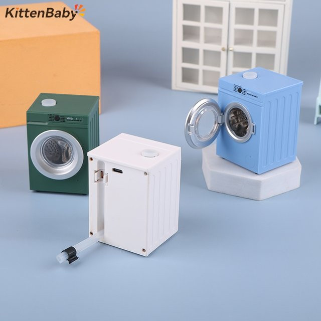 KittenBaby Puppenhaus Miniatur Simulation Waschmaschine, 1-teiliges Set - Bild 1