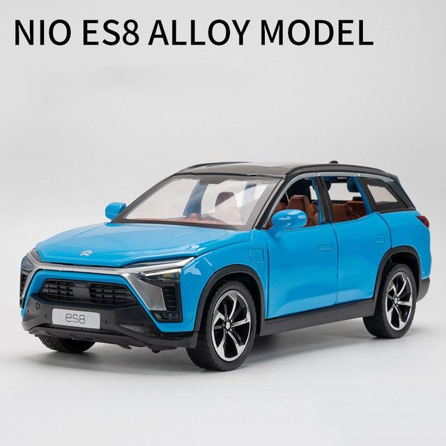 Activating Toys NIO ES8 Miniatur Spielzeugauto, 1:24, Metall, blau, ab 3 Jahren - Bild 1