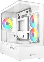Sharkoon MK6 RGB Tower-Gehäuse in Weiß mit USB-C und Micro-ATX Unterstützung - Bild 1
