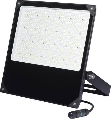 Sygonix LED-Flutlichtstrahler 300W in Schwarz mit Dämmerungssensor und IP66 Schutzklasse - Bild 1