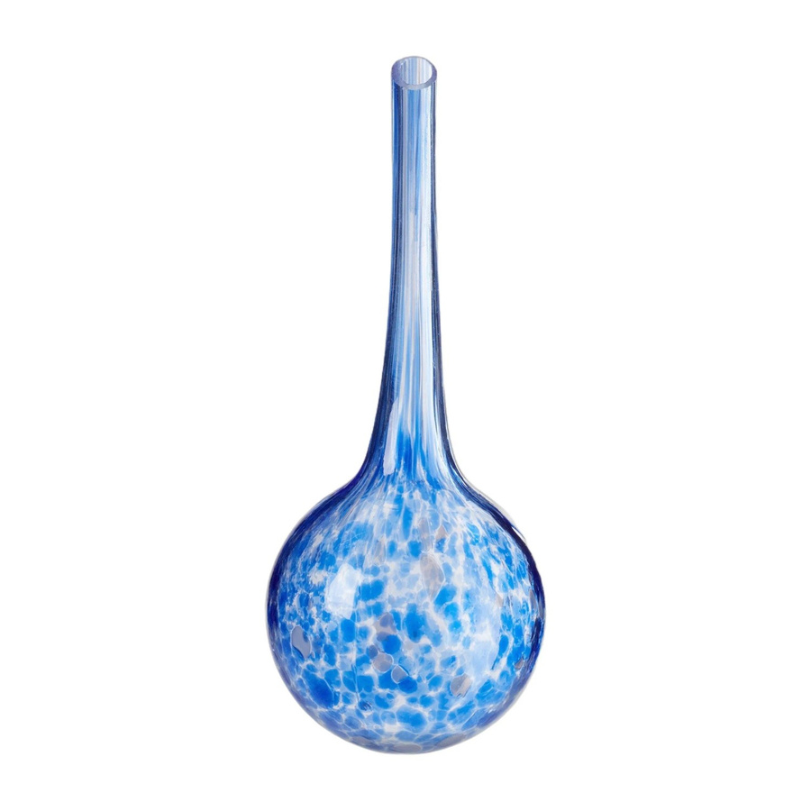 Relaxdays Bewässerungskugeln aus Glas in Blau für Topfpflanzen und Blumen, 2er Set - Bild 1