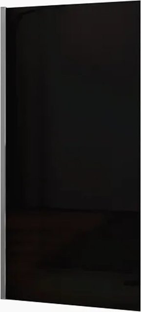 Duschparadies Walk-in Duschwand aus Rauchglas mit Nano-Beschichtung, B/H: 100 x 200 cm, 8mm Glas, verchromt - Bild 1