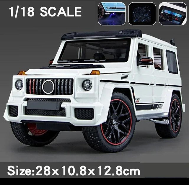 Linyi toy car G800 Modellauto, 1:18 Maßstab, Metall, mit Sound & Licht, ab 14 Jahren - Bild 1