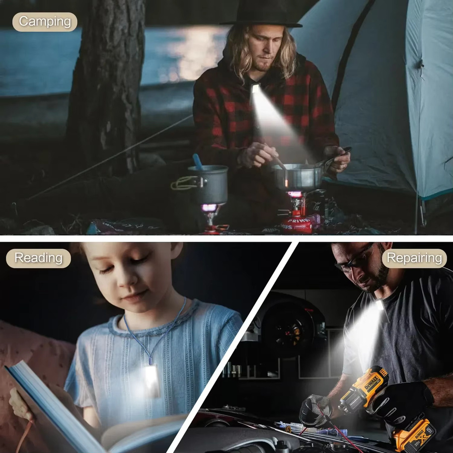 Heinast COB-Taschenlampe in Schwarz mit USB-Ladefunktion, LED-Stiftclip-Taschenlampe mit 4 Beleuchtungsmodi und Strobe-Funktion für Camping und Reparatur - Bild 5
