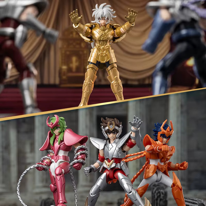 BLOKEES Saint Seiya Gold Zodiac Virgo SHAKA Gemini SAGA Pisces, Actionfigur - Bild 5