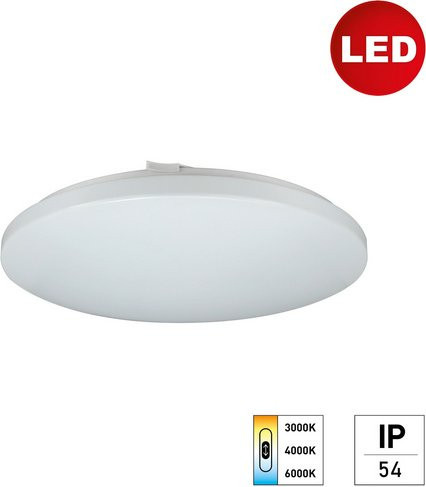 E2 Wand- und Deckenleuchte in Weiß mit LED, 18 W, IP54, warmweiß - Bild 1