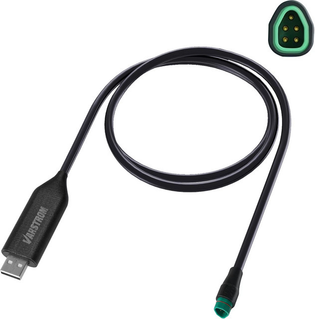 BAFANG USB-C Programmierkabel für CAN BUS Mid Drive Motoren BBS01 BBS02 BBS03 BBSHD in Schwarz - Bild 1