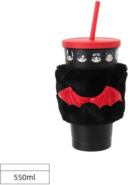 ENHYPEN x MINISO Charakter-Trinkbecher in Schwarz mit 550 ml - Bild 1