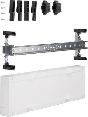 Hager UD12A1 UD12A1 Baustein universN für Reihenklemmen waagerecht, Kunststoff, Weiß, Breite: 50 cm, Höhe: 15 cm - Bild 1