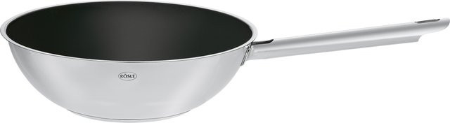 Roesle Wokpfanne ELEGANCE in Silber aus Stahl und Aluminium, Durchmesser: 30,0 cm - Bild 1