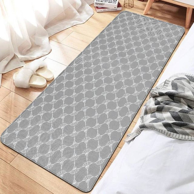 Joop Badematte mit nordischem Design in Grau, B/B: 160 x 200 cm - Bild 1