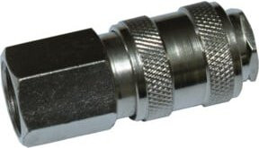 Aerotec Kupplung 3/8 Zoll IG in Silber aus Kunststoff - Bild 1