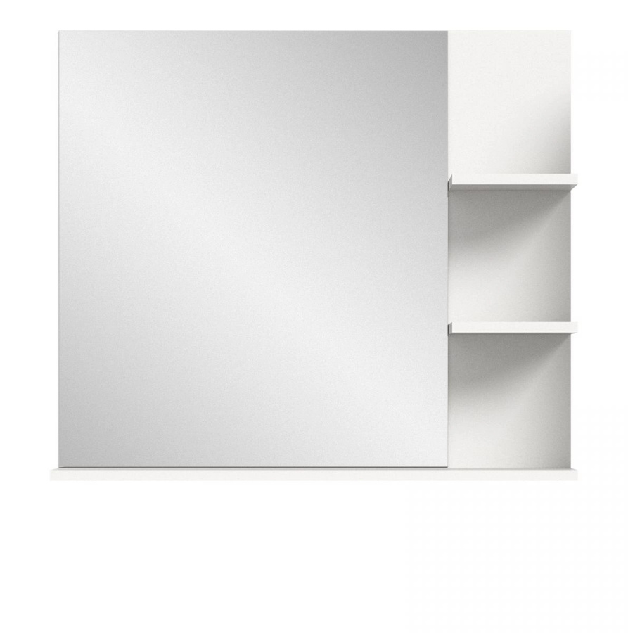 Badezimmer Spiegel mit Regal von Inn.Furn in Weiß, B/H/T: 80 x 70 x 20 cm - Bild 2