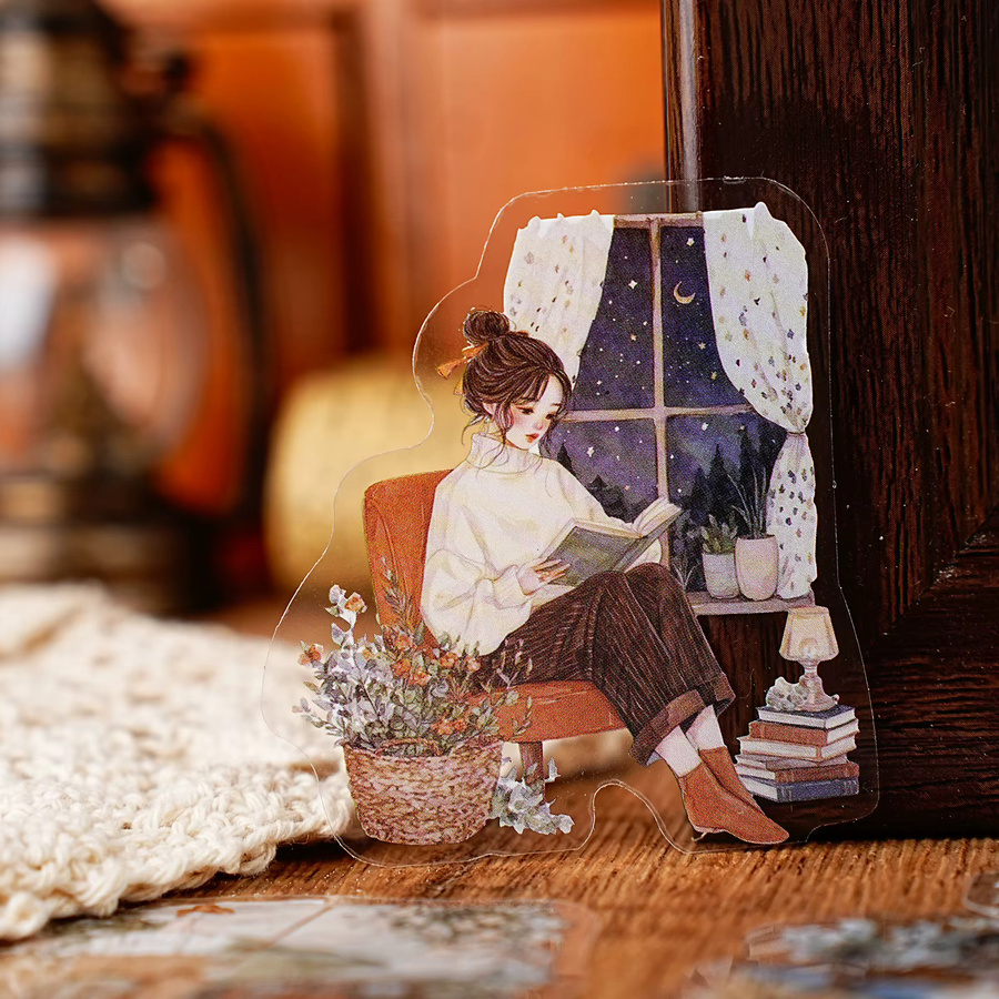 Etori Life Mountain Girl Retro Pet Sticker Pack, Bastelbedarf - Bild 5