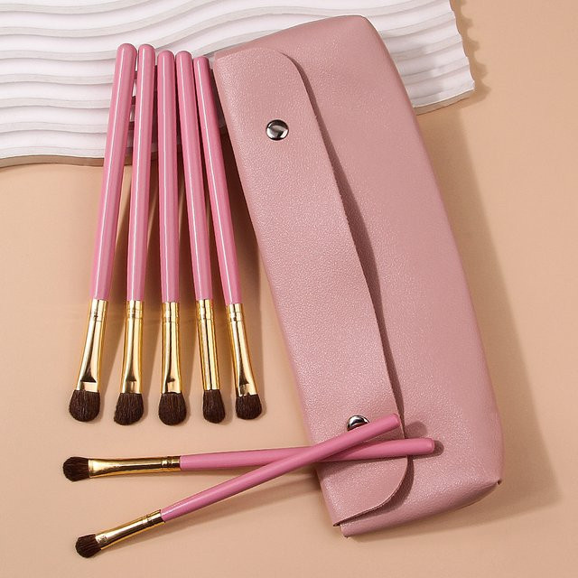 KOSSHOW Augen-Make-up-Pinsel-Set, 8-teilig, Unisex, mit Aufbewahrungstasche - Bild 1