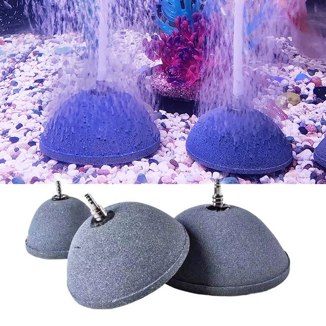 ZHIYANG Aquarium Luftblasenstein Belüfter für Aquarien und Hydrokultur, Durchmesser: 60 mm, 80 mm oder 100 mm - Bild 1