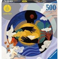 Ravensburger Puzzle Little Sun - Feel mit 500 Teilen und abstrakter Darstellung eines Menschen, der die Sonne umarmt - Bild 1