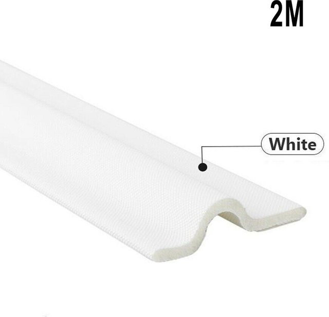 Fensterdichtungsstreifen aus Akustikschaum für Schiebetüren und Fenster, winddicht und schalldicht, Farbe: Weiß - Bild 1