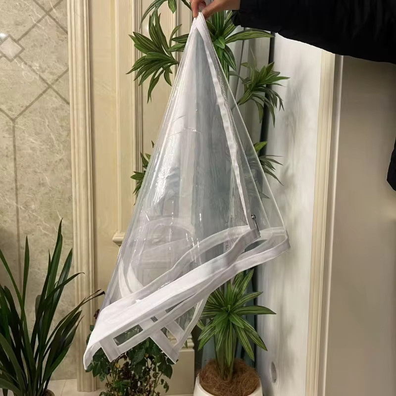 DNGT Isolierende Wintervorhänge Transparent, Winddicht und Schallschluckend, B: 110 cm, H: 70 cm - Bild 4