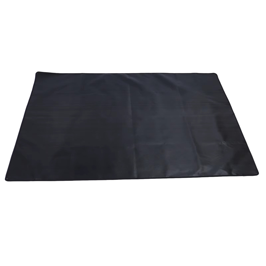 ZJCHAO Feuerfeste Grillmatte in Schwarz, ölbeständige und wasserdichte Grillunterlage für Outdoor-Grills und Feuerstellen, Breite: 193 cm, Tiefe: 132 cm - Bild 2