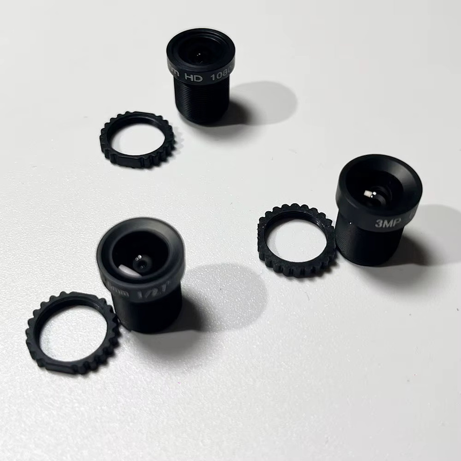 WOLILIWO CCTV-Kameraobjektiv mit Nachtsicht, 3MP Pixel, 1/3 Zoll IR-Objektiv für Netzwerkkameras, Farbe: Schwarz - Bild 4