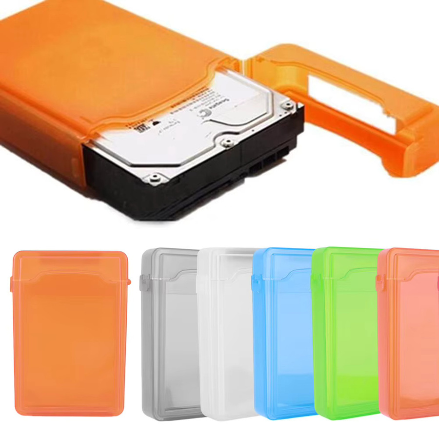 APWIKOGER Tragbares 3,5 Zoll HDD-Gehäuse für IDE und SATA, stoßfestes und staubdichtes Kunststoff-Schutzgehäuse in Mehrfarbig - Bild 2