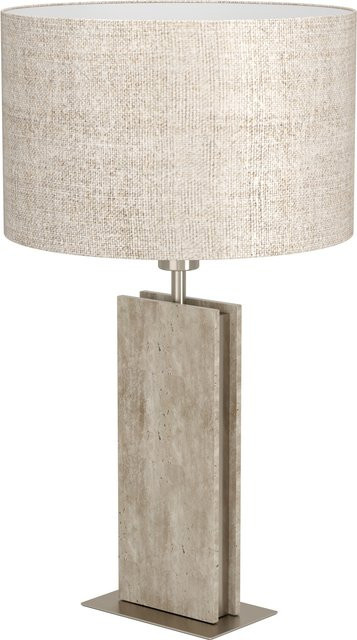 Eglo Tischleuchte STARS of Light BELESAR in Beige mit Metall und Stein, Höhe: 38,0 cm, Breite: 67,0 cm - Bild 1