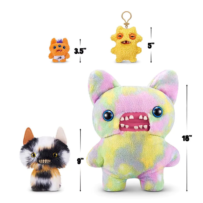 ZURU Fuggler Hässliche Haustiere Plüschtier Katze Mehrfarbig Höhe: 22 cm - Bild 4