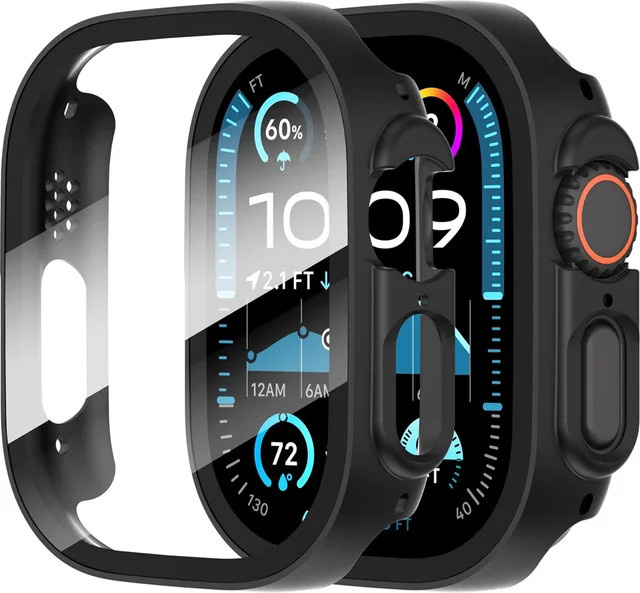 Apple Watch Ultra 2 Zubehör, PC Bumper, Displayschutzfolie, 49 mm - Bild 1