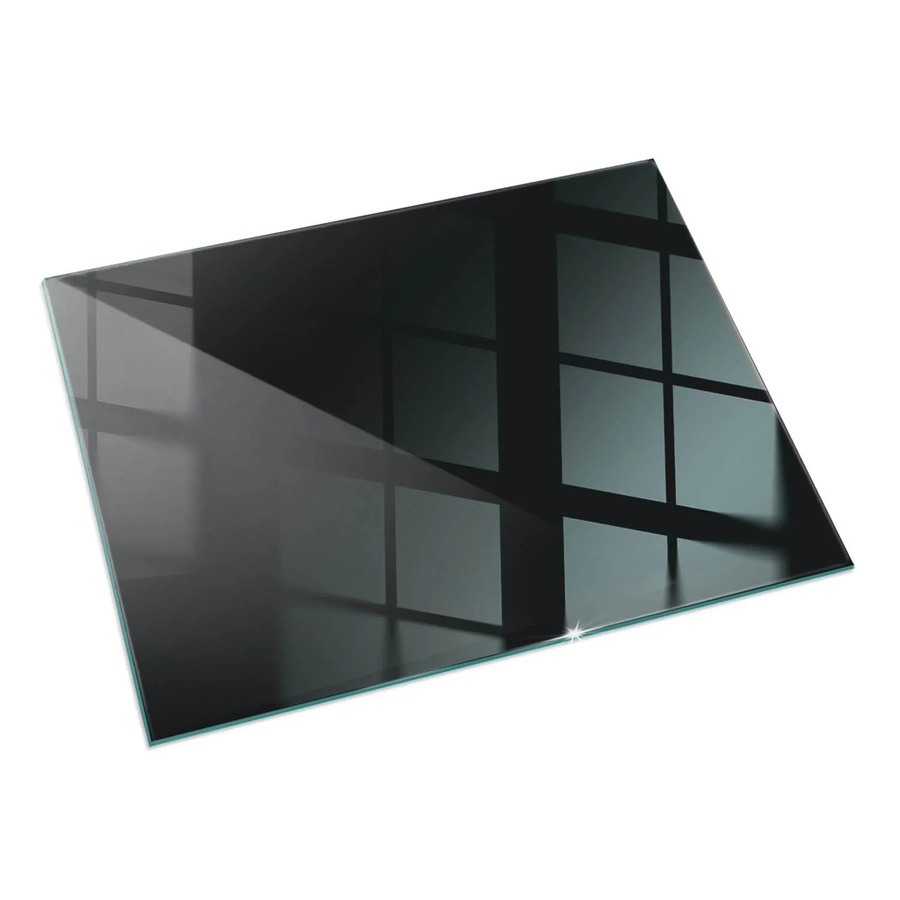 Tulup Glasbodenplatte für Kaminöfen in Schwarz, B/B: 120 x 80 cm - Bild 2