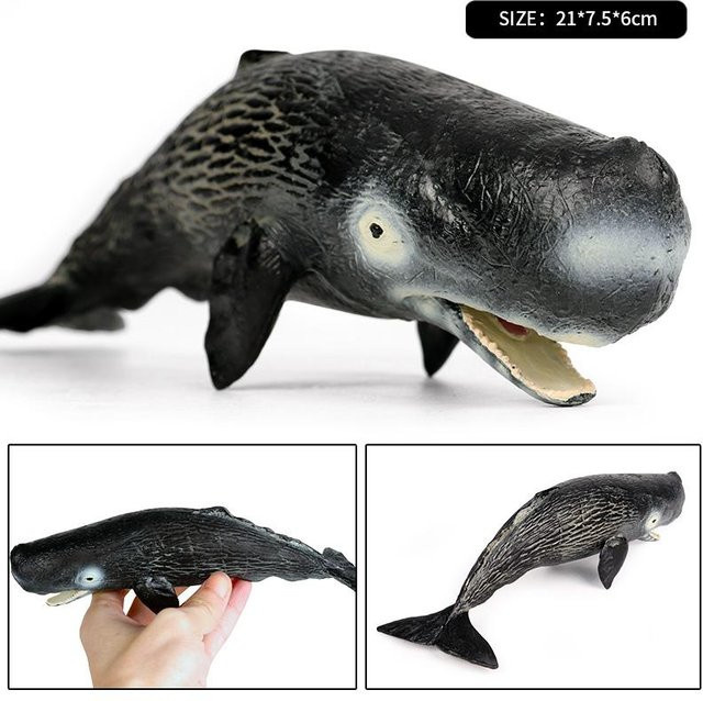 Oenux Meeresleben Actionfiguren Megalodon Beluga Hai Orca Pottwal Blauwal - Bild 1