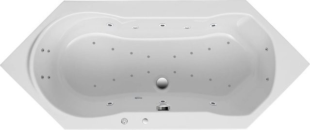 Ottofond Whirlpool Ravenna Weiß B: 190 cm, T: 80 cm - Bild 1