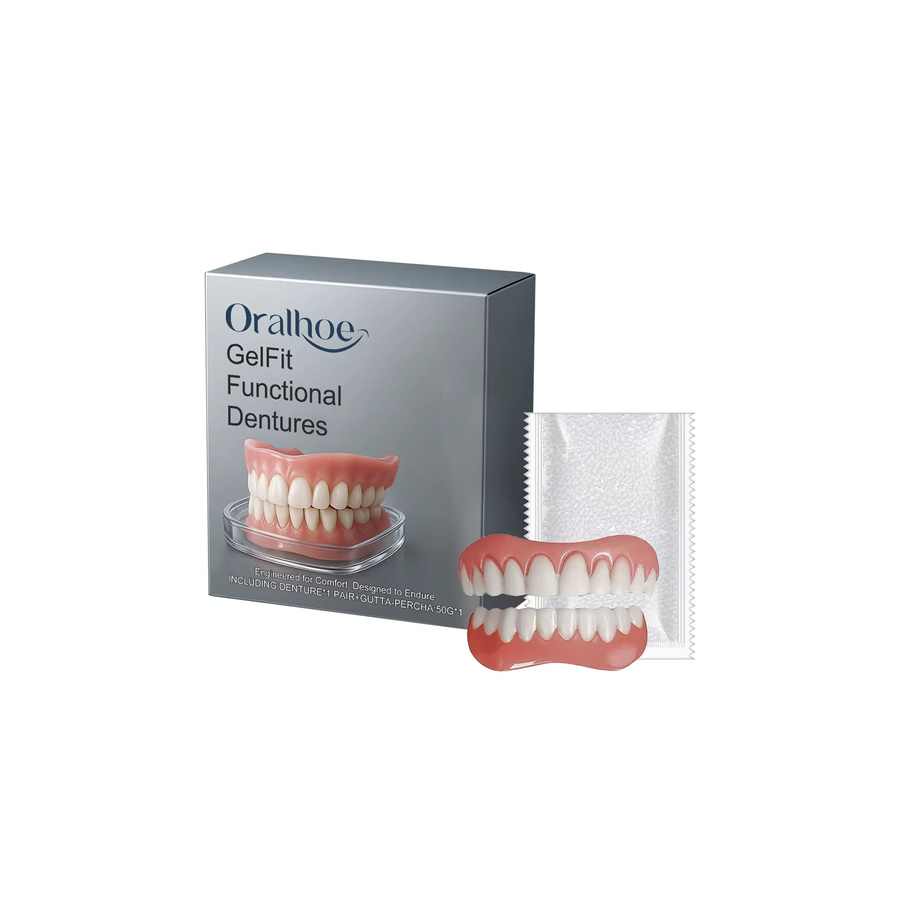 Oralhoe Temporäres Prothesenset, obere und untere Veneers, Unisex - Bild 2