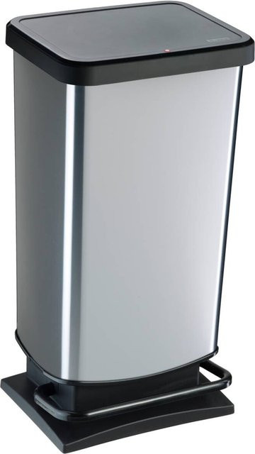 Rotho Treteimer Paso 40 Silber B/H/T: 29,5 x 67,6 x 35,3 cm - Bild 1