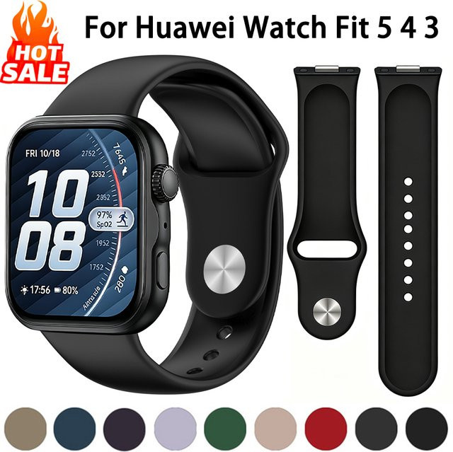 Silikonarmband für Huawei Watch Fit 5 4 3, Unisex - Bild 1