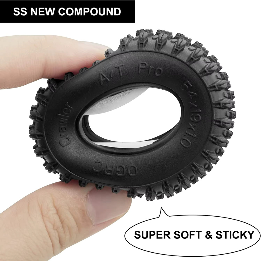 OGRC 1.0 Crawler-Reifen Super Soft, RC-Reifen, mit zweistufigem Schaumstoff - Bild 3