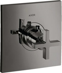 Hansgrohe Axor Citterio HF UP-THM Fertigset mit Thermostat und zwei Griffen in Polished Black Chrome - Bild 1