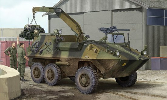 Trumpeter Canadian Husky 6x6 APC, Fahrzeuge, Grün - Bild 1
