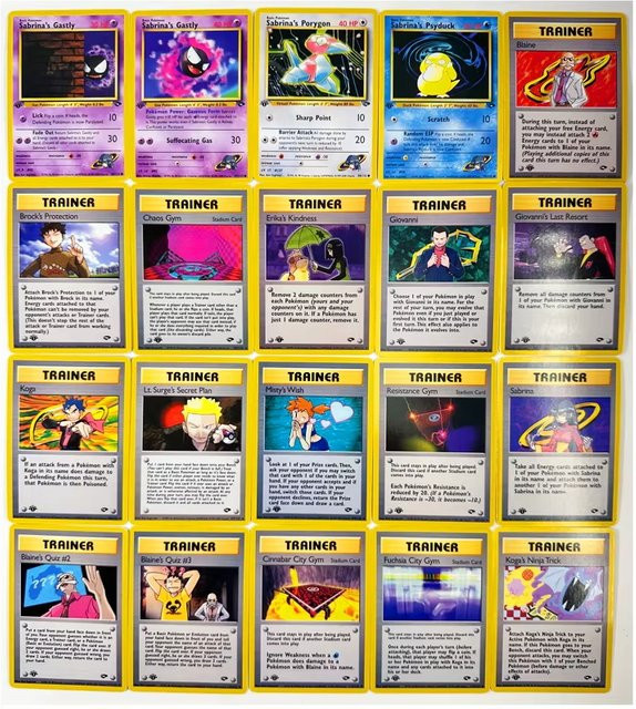 TAKARA TOMY Pokémon Basisset Legendary Collection Gym Heroes Challenge Neo Discovery, Anime-Karten - Bild 1