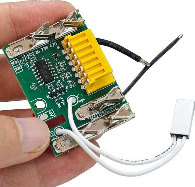 ESHYLALA Li-Ion Batterie PCB Lade Schutz Platine für 18V 1,5 Ah 3Ah 6Ah 9Ah BL1815 BL1830 BL1845 BL1860 in Grün - Bild 1