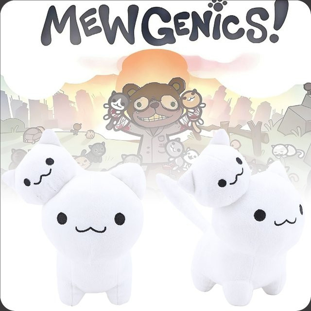 Molutian Mewgenics Stacy Plüschtier, Weiß, 22cm - Bild 1