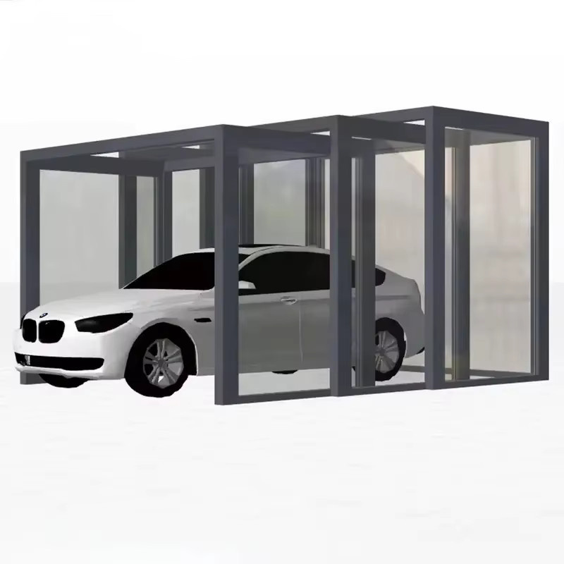 OUCEY Mobiles faltbares elektrisches Carport mit Teleskopfunktion als intelligenter automatischer Wintergarten und Garagen-Vordach - Bild 2