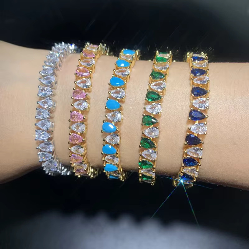 JYZSHINY Armband, Bicolor, Zirkonia, Damen - Bild 2